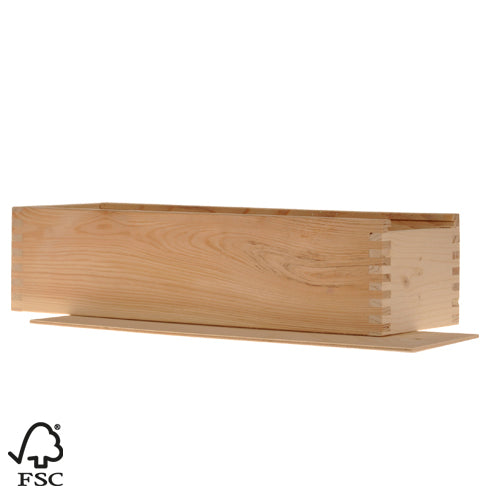 Houten Kist voor 1 Fles - Luxe presentatie voor elke gelegenheid